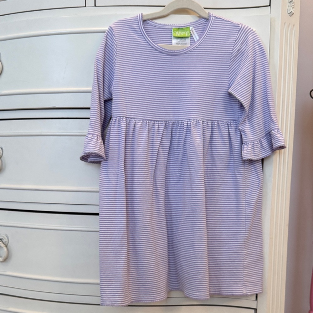 Classic Whimsy 6 Lavender Striped Knit Dress Smocked Auctions